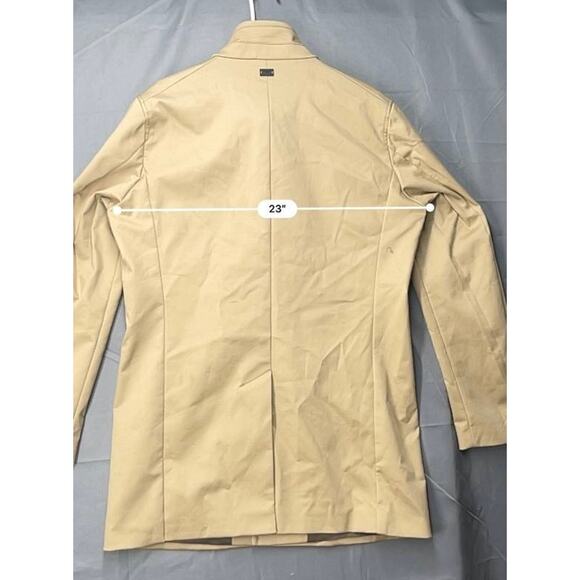 Strellson Finchley Summer Short Coat Beige Sz 52 Finest Cotton Stretch Quiet Lux - Picture 6 of 16